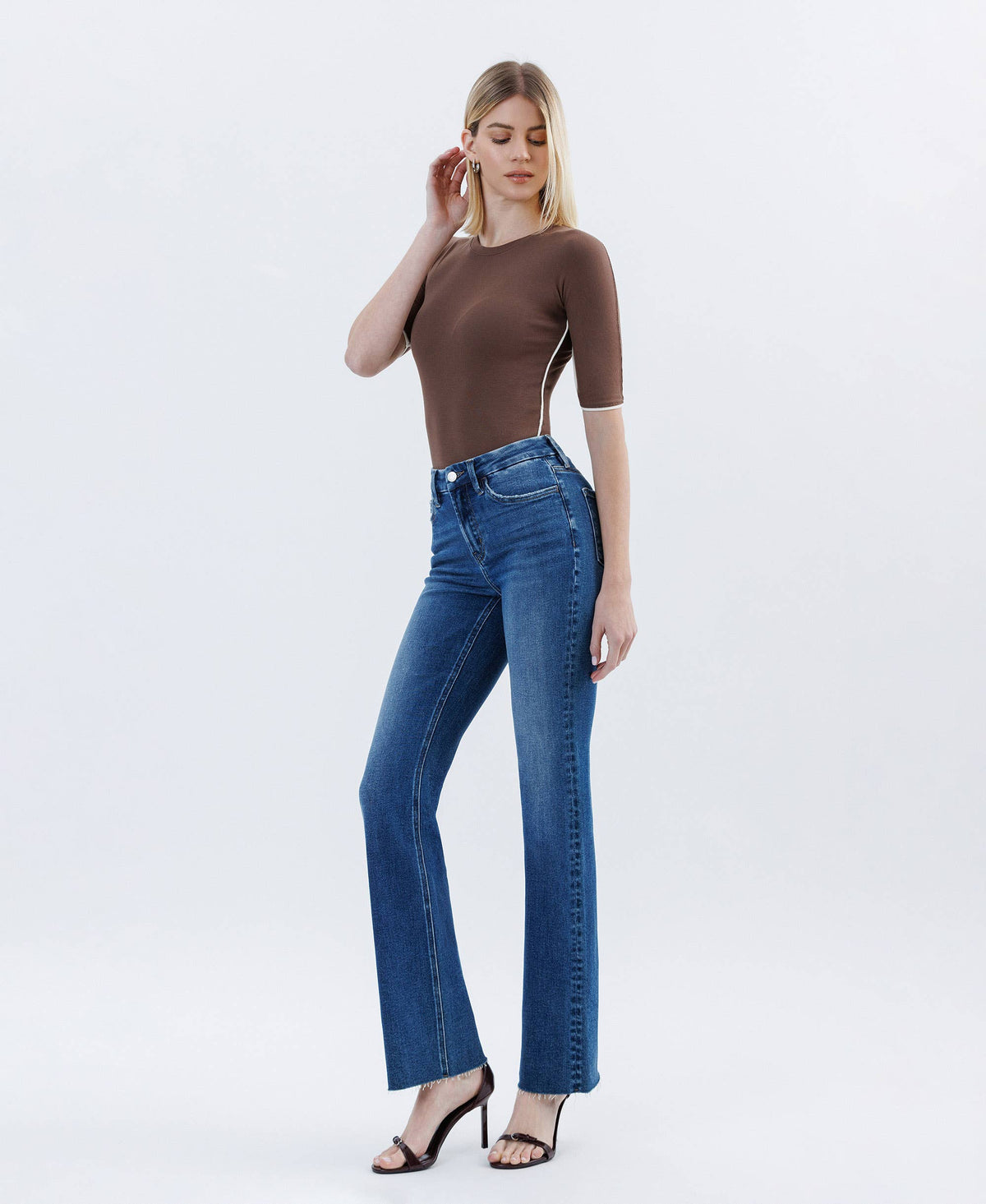 Diantha High Rise Bootcut Vervet Jeans