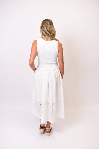 Fairytale Eyelet Midi Dress - One Size - Shop Rust & Ruffles