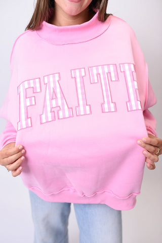Faith Embroidered Pullover - Shop Rust & Ruffles