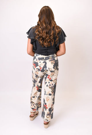Farmstead Floral Wide Leg Pants - Shop Rust & Ruffles