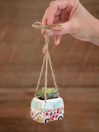 Faux Succulent Car Charm - Van - Shop Rust & Ruffles