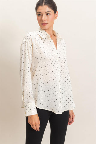 Polka Night Blouse
