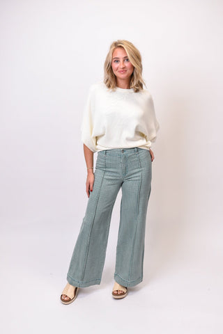Feminine Intuition Gingham Plaid Pants - Shop Rust & Ruffles