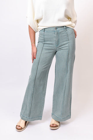 Feminine Intuition Gingham Plaid Pants - Shop Rust & Ruffles