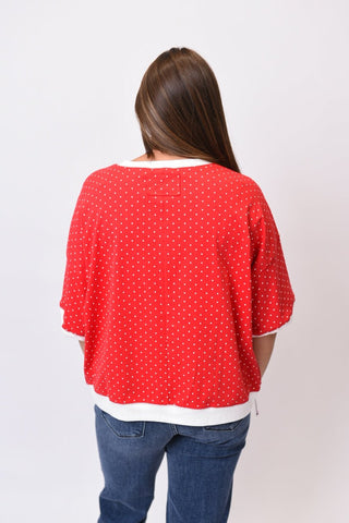 Firecracker Button Front Top - Shop Rust & Ruffles