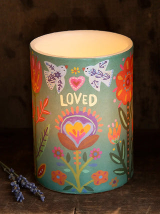 Flameless Candle - Loved - Shop Rust & Ruffles