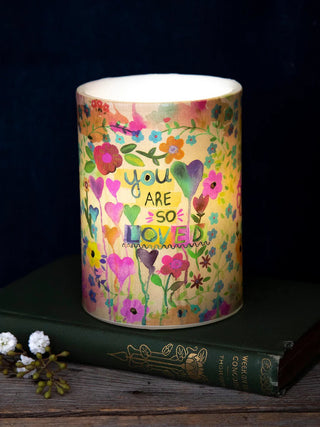 Flameless Candle - You Are So Loved - Shop Rust & Ruffles