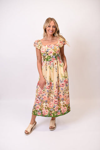 Floral Reverie Midi Dress - Shop Rust & Ruffles