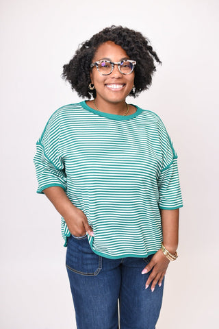 Free Day Striped Tee - Shop Rust & Ruffles