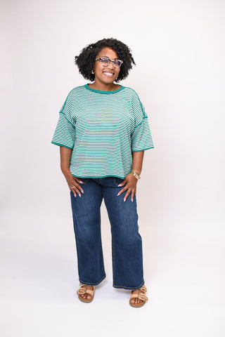 Free Day Striped Tee - Shop Rust & Ruffles