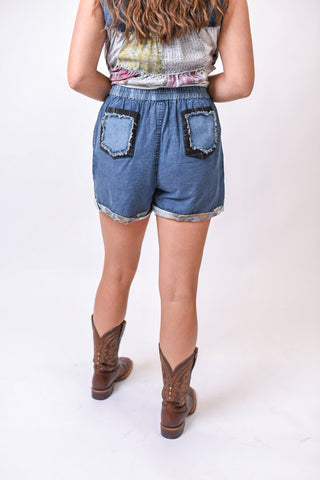 Free Roam Patchwork Shorts - Shop Rust & Ruffles