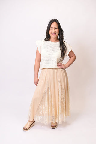 Free Spirit Lace Skirt - Shop Rust & Ruffles