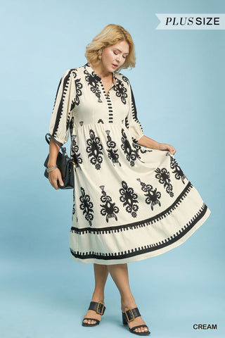 Gallery Walk Midi Dress - Shop Rust & Ruffles