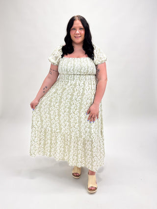 Garden Path Midi Dress Curvy - Shop Rust & Ruffles