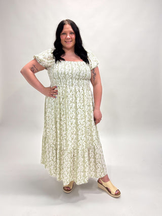 Garden Path Midi Dress Curvy - Shop Rust & Ruffles