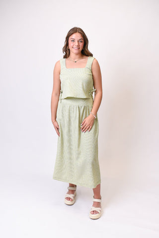 Garden Plaid Set in Olive - Shop Rust & Ruffles