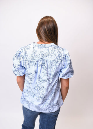 Garden Sketch Blouse - Shop Rust & Ruffles