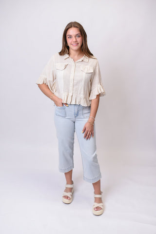 Gentle Moments Cropped Jacket - Shop Rust & Ruffles