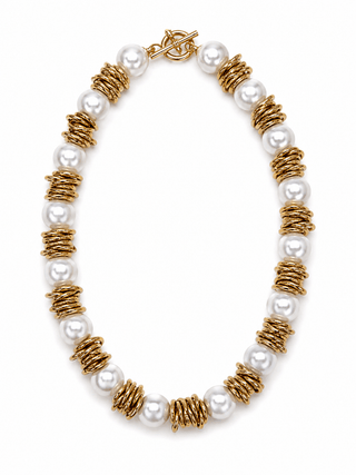 Gilded Spring Pearl Necklace - Shop Rust & Ruffles