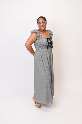 Gingham Love Midi Dress - Shop Rust & Ruffles