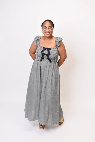 Gingham Love Midi Dress - Shop Rust & Ruffles