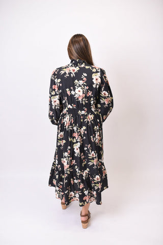 Greenhouse Midi Dress in Black - Shop Rust & Ruffles