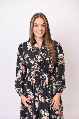 Greenhouse Midi Dress in Black - Shop Rust & Ruffles