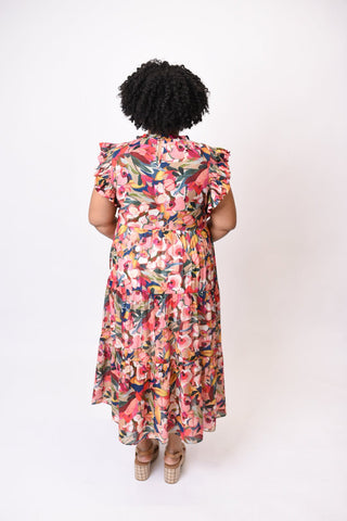 Heart Eyes Floral Midi Dress - Shop Rust & Ruffles