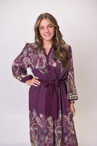 Heirloom Paisley Midi Dress - Shop Rust & Ruffles
