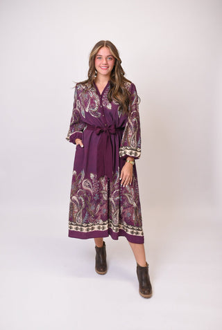 Heirloom Paisley Midi Dress - Shop Rust & Ruffles