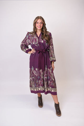 Heirloom Paisley Midi Dress - Shop Rust & Ruffles