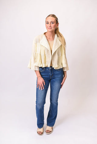 Heirloom Stitch Crop Kimono - Shop Rust & Ruffles