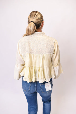Heirloom Stitch Crop Kimono - Shop Rust & Ruffles