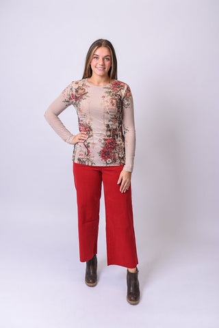 Holiday Heirloom Mesh Top - Shop Rust & Ruffles