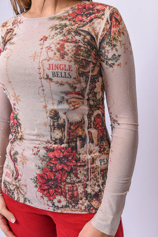 Holiday Heirloom Mesh Top - Shop Rust & Ruffles