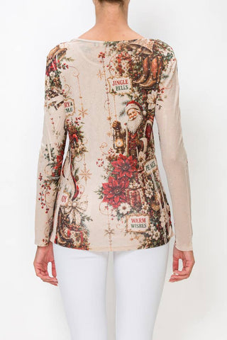 Holiday Heirloom Mesh Top - Shop Rust & Ruffles