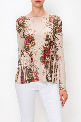 Holiday Heirloom Mesh Top - Shop Rust & Ruffles