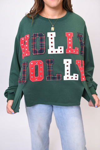 Holly Jolly Patchwork Pullover - Shop Rust & Ruffles