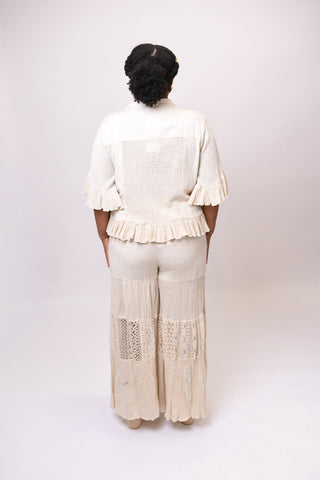 Homestead Lace Tiered Pants - Shop Rust & Ruffles