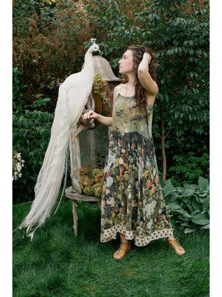 I Dream in Flowers Bohéme Slip Dress With Bees - Shop Rust & Ruffles