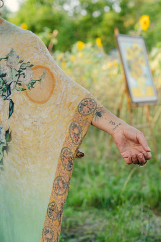 I Paint My Dream Van Gogh Kimono - Shop Rust & Ruffles