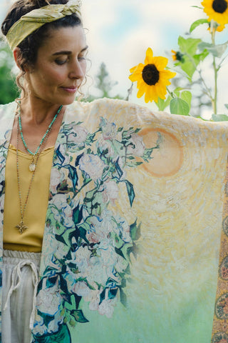 I Paint My Dream Van Gogh Kimono - Shop Rust & Ruffles