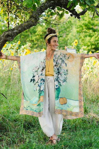 I Paint My Dream Van Gogh Kimono - Shop Rust & Ruffles