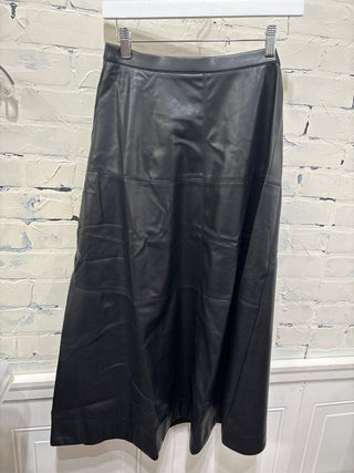 Bold Moves Faux Leather Skirt
