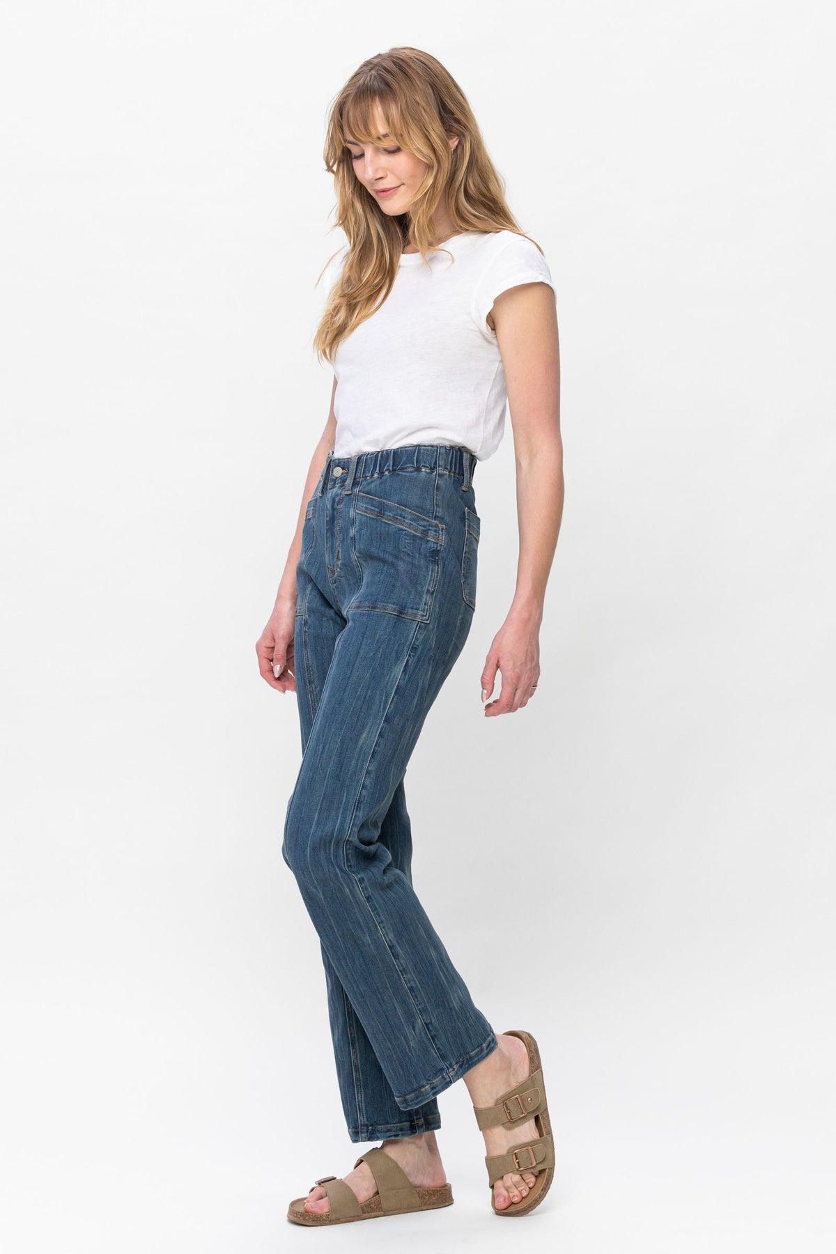 Vintage Lines Straight Leg Judy Blue Jeans