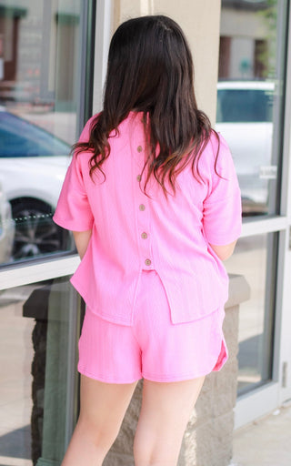 Going Back Textured Shorts