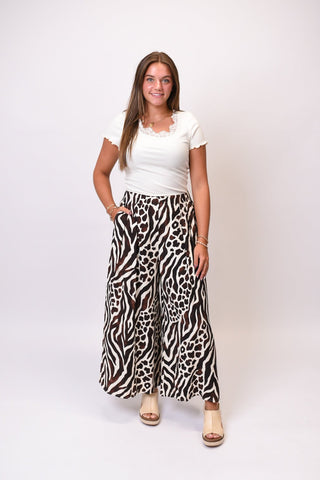 Into The Wild Wide Leg Pants - Shop Rust & Ruffles