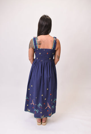Island Stitch Midi Sundress - Shop Rust & Ruffles