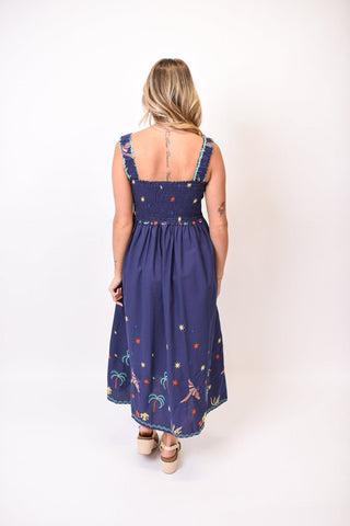 Island Stitch Midi Sundress - Shop Rust & Ruffles