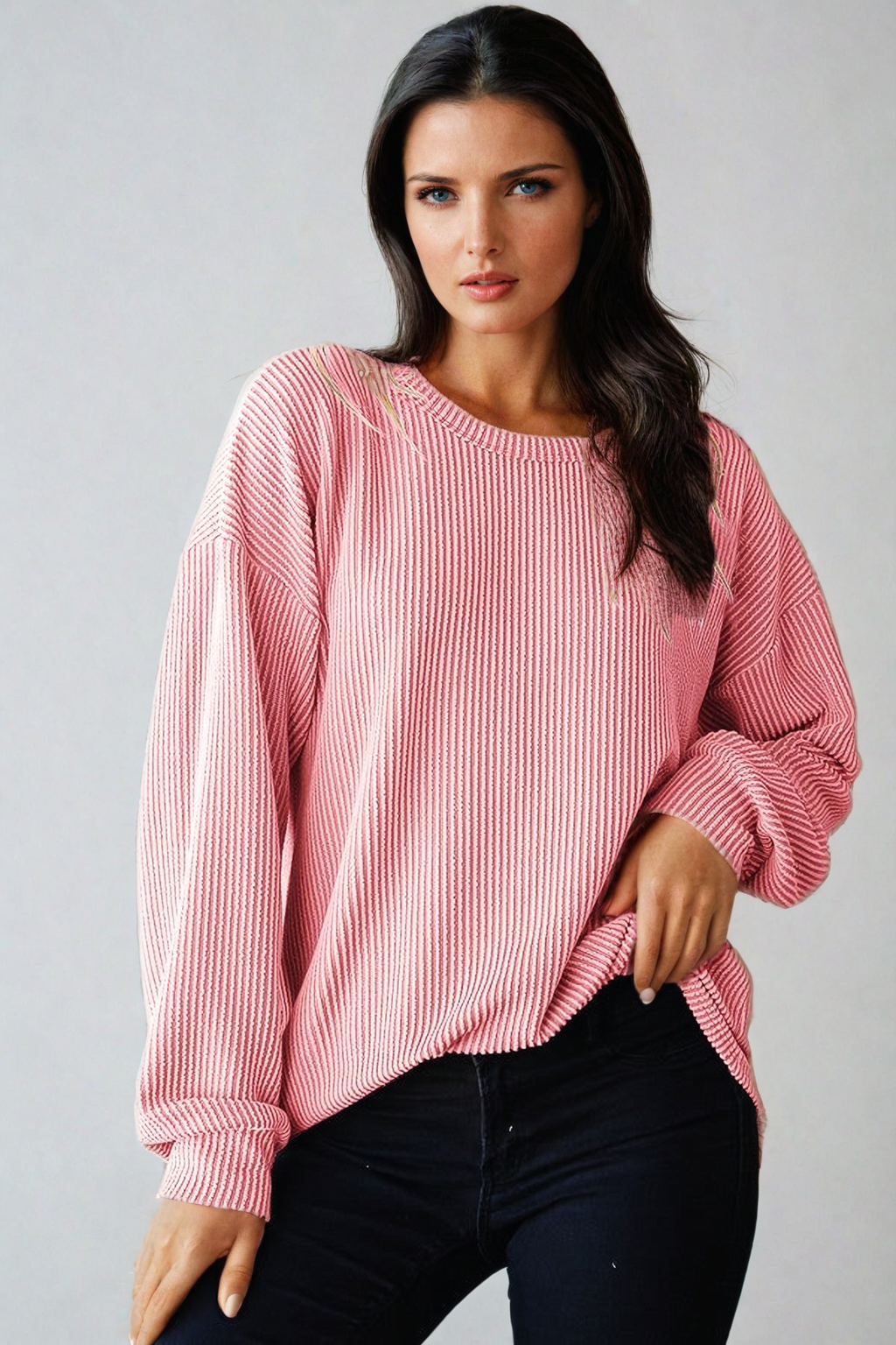 Good Work Ribbed Pullover